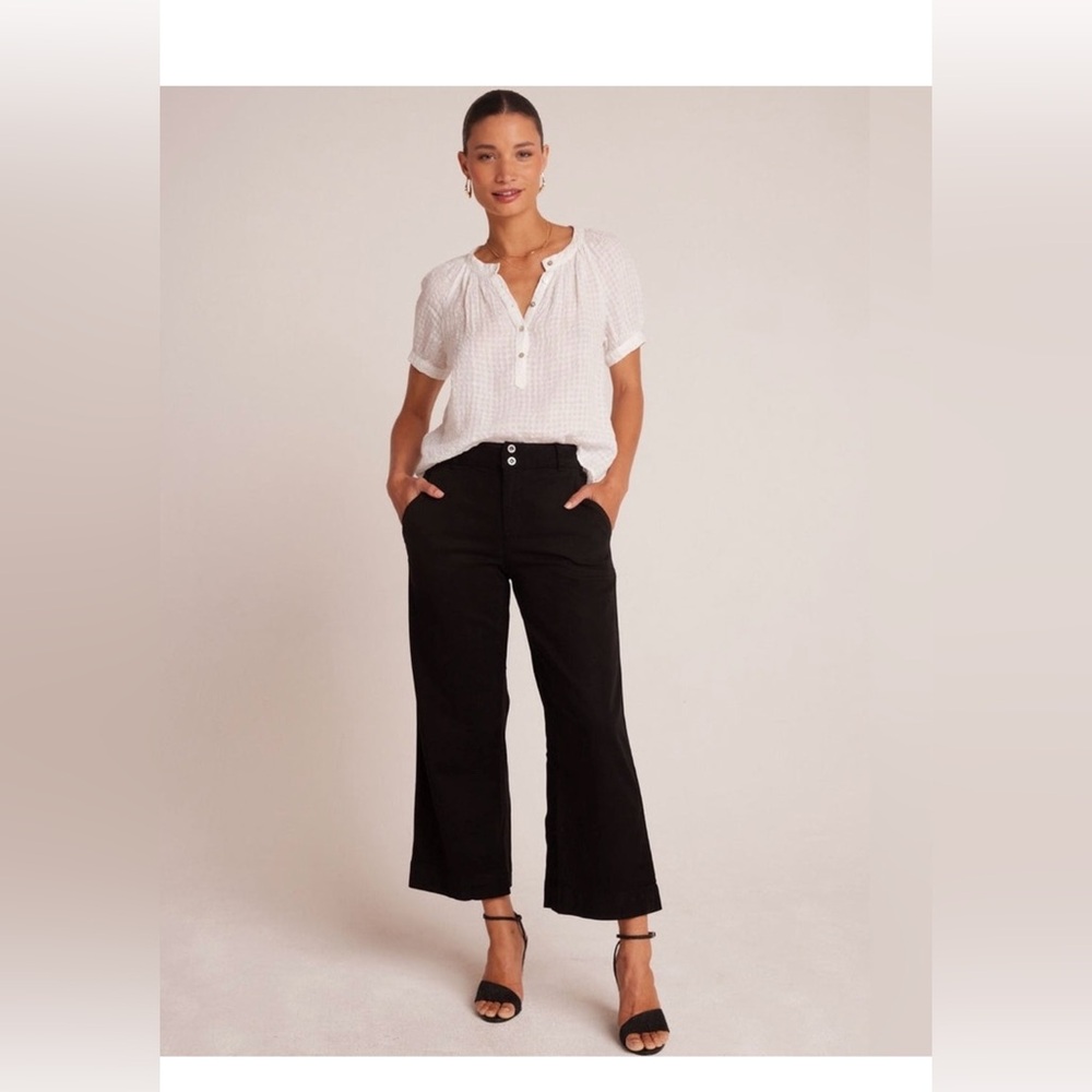 Bella Dahl Womens  Wide Leg Crop, Blue